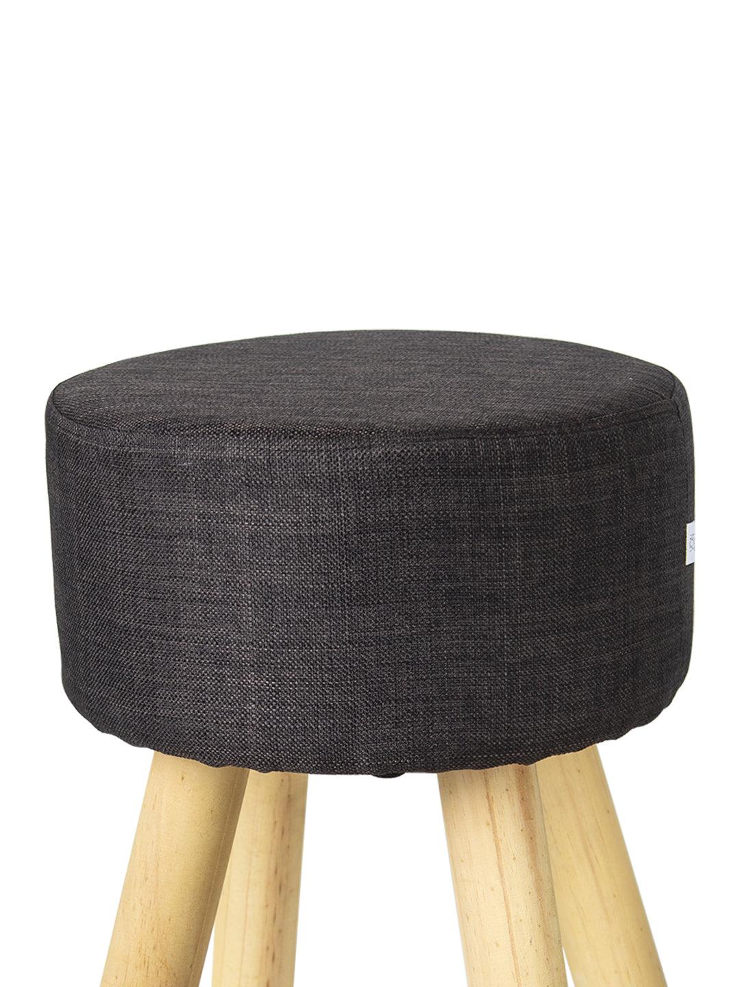 Stylish Black Seating Stool - MARKET 99