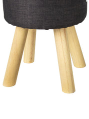 Stylish Black Seating Stool - MARKET 99