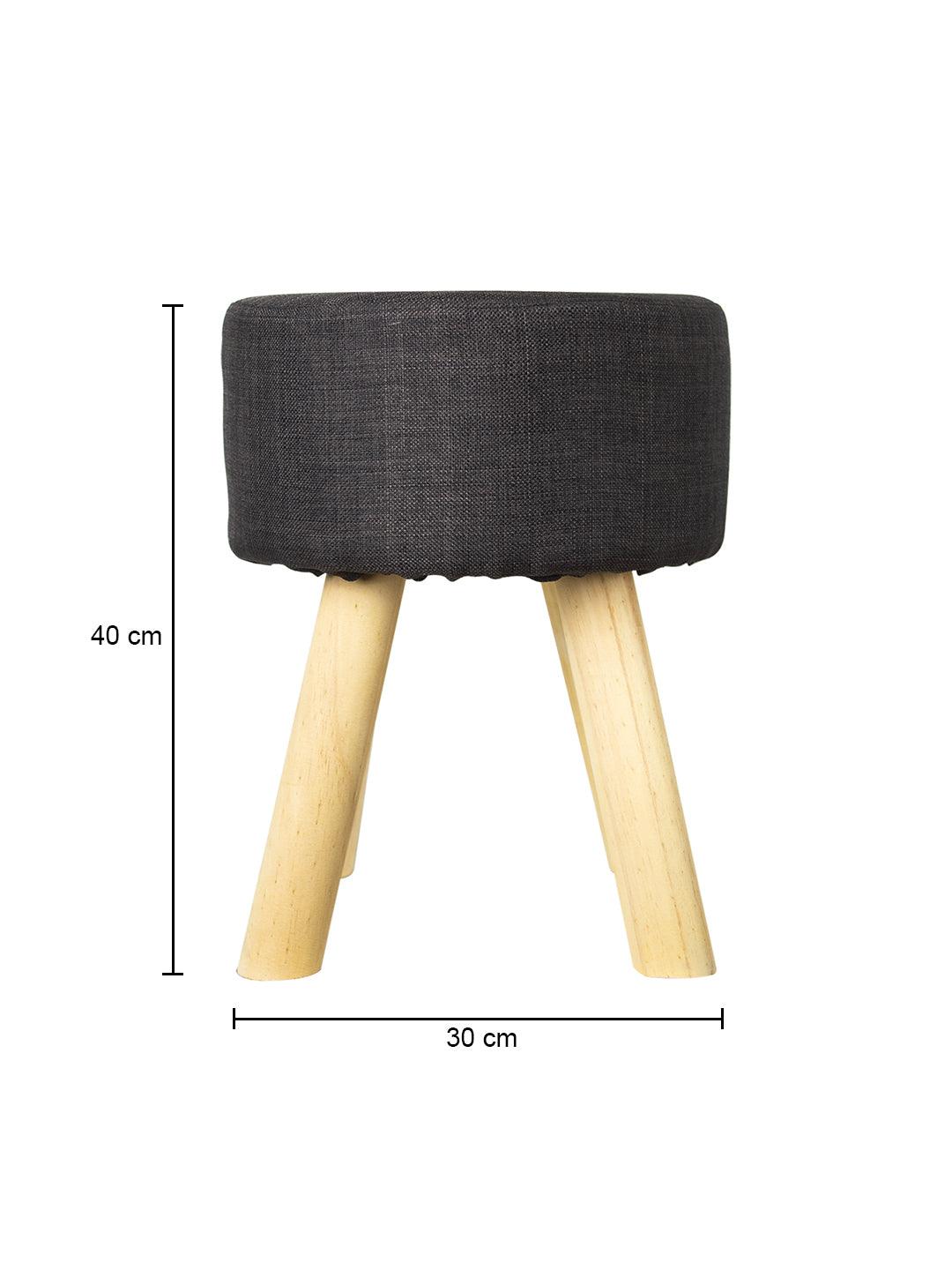 Stylish Black Seating Stool - MARKET 99