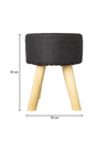 Stylish Black Seating Stool - MARKET 99