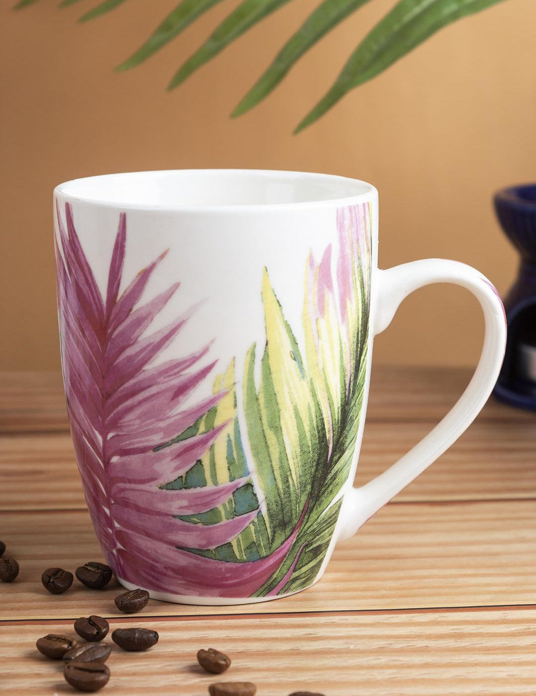 Stylish Floral Creamic Tea & Coffee Mug (350 mL) - MARKET 99