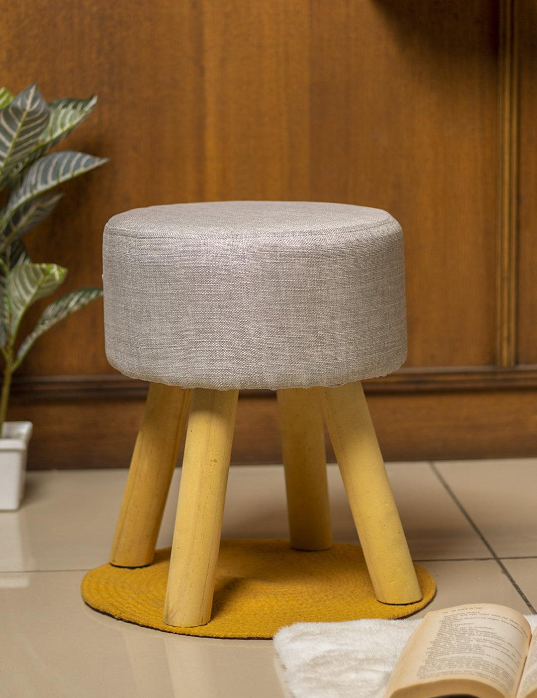 Stylish Grey Seating Stool - MARKET 99