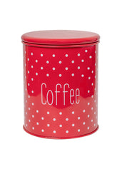 Red Coffee Jar