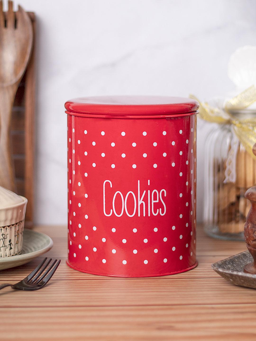 Red Cookies Jar