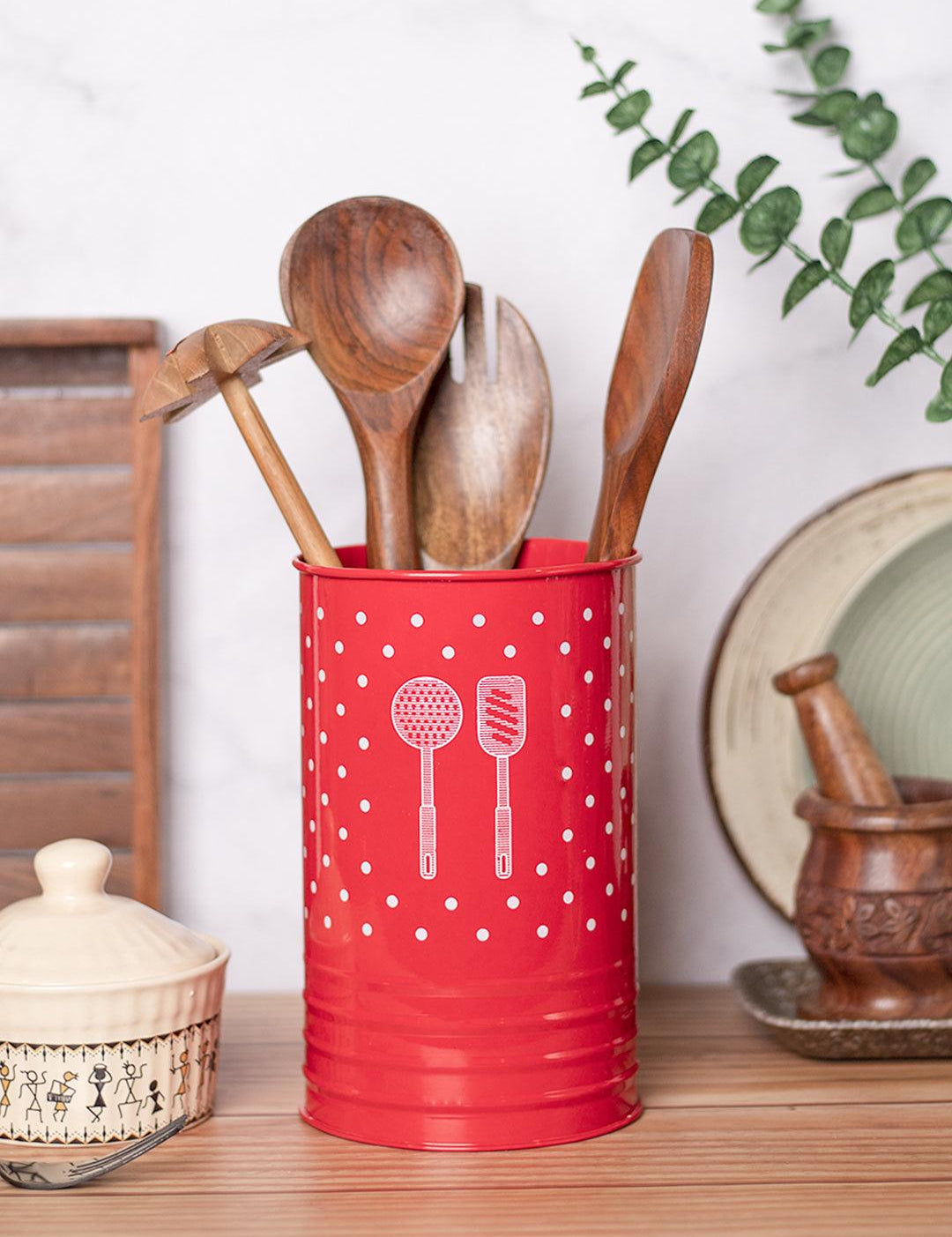 Red Ladle Holder