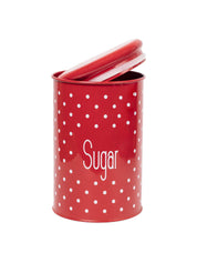 Stylish Red Tea & Sugar Jar (Each 1000 Ml) - MARKET 99