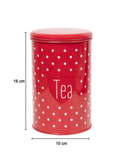 Stylish Red Tea & Sugar Jar (Each 1000 Ml) - MARKET 99