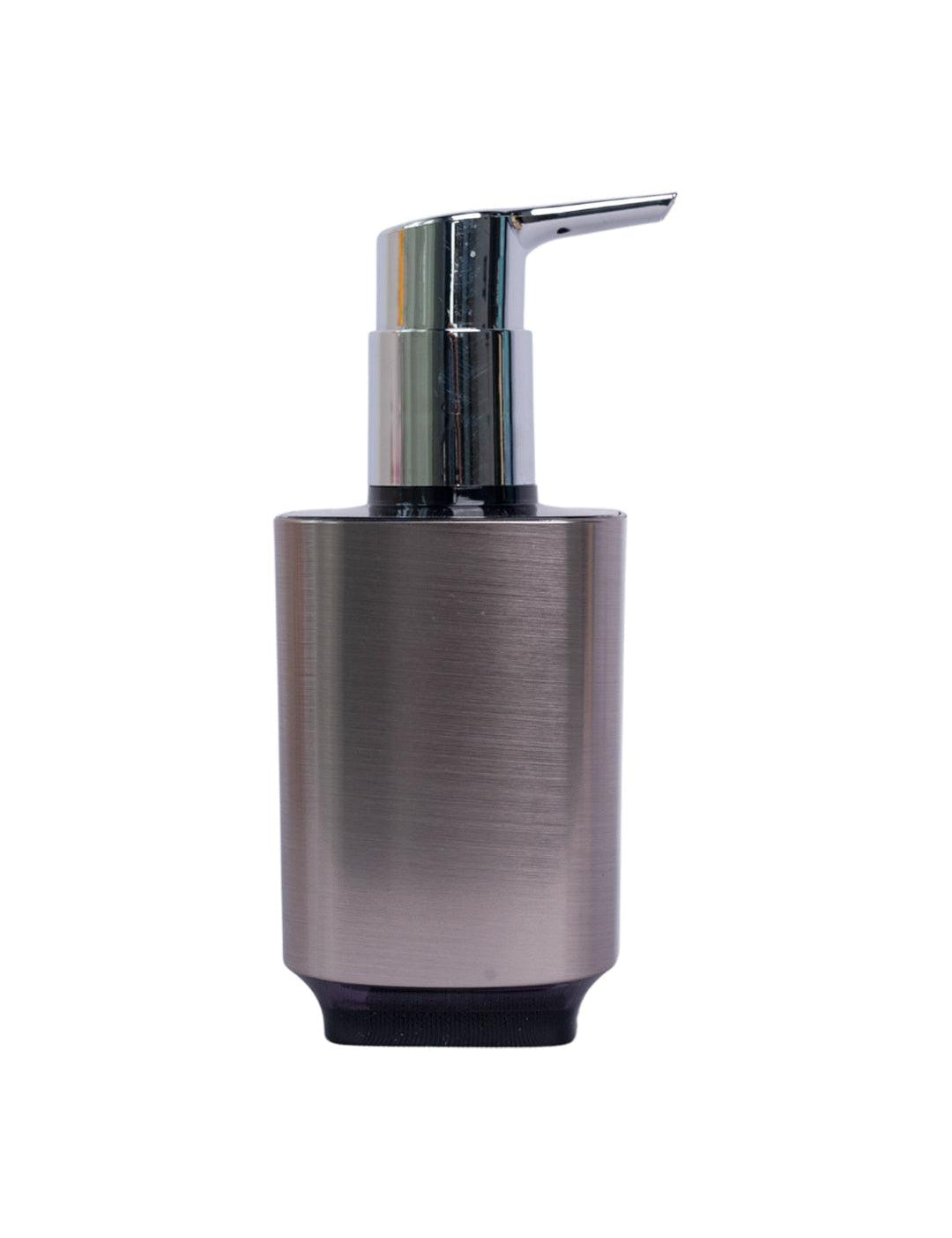 Stylish Soap Dispenser - 350Ml, Silver & Black - MARKET 99