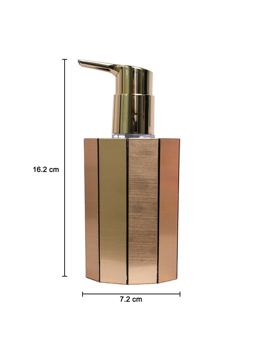 Stylish Soap Dispenser - 380Ml, Golden - MARKET 99