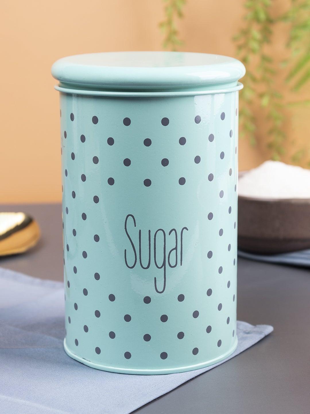 Green Sugar Jar With Lid (900mL)