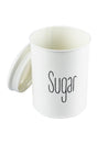 Off White Sugar Jar With Lid (900mL)