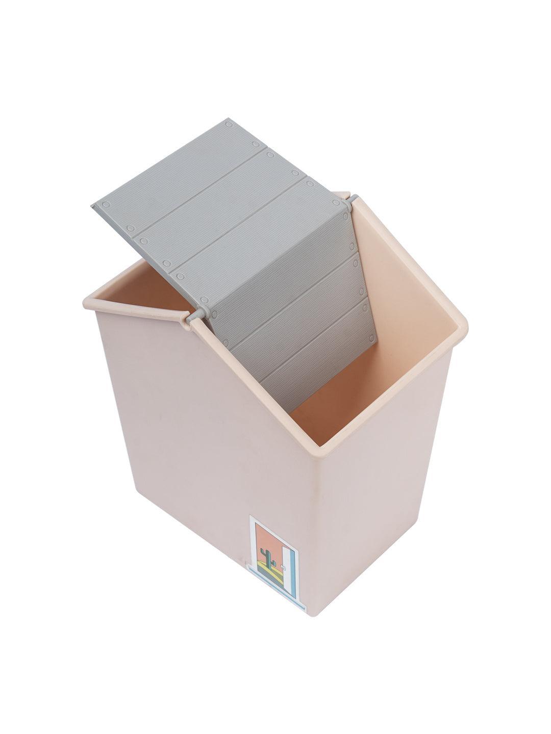 Swing Lid Garbage Waste Dustbin, Assorted Colour - MARKET 99