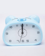 Table Clock, Alarm Clock, Analogue, Light Blue, Plastic - MARKET 99