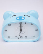 Table Clock, Alarm Clock, Analogue, Light Blue, Plastic - MARKET 99