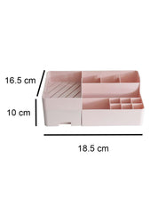 Table Organiser, Multiple Sections, Pink, Plastic - MARKET 99