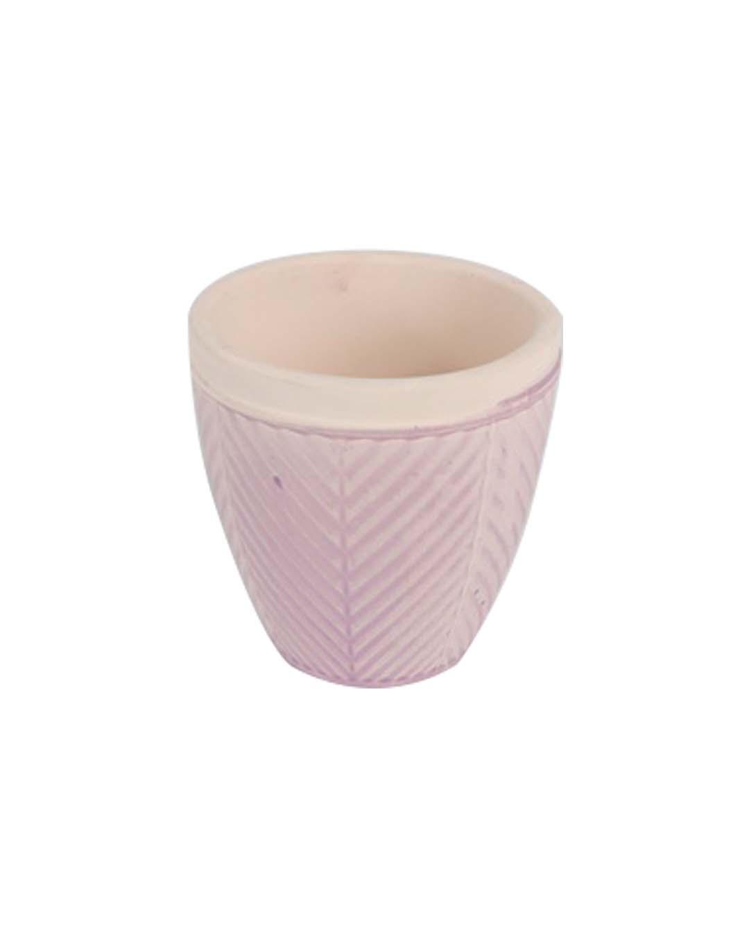 Table Planter, Abstract Art Design, Pink, Ceramic - MARKET 99