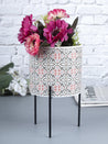 Table Planter with Stand, Multicolor, Ceramic - MARKET 99