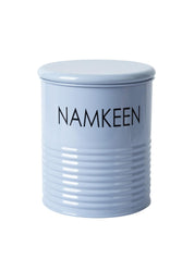 Tea & Sugar Jar (Each 900 Ml) +  Biscuits & Namkeen Jar (Each 1700 Ml) - Light Blue, Set Of 4