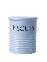 Tea & Sugar Jar (Each 900 Ml) +  Biscuits & Namkeen Jar (Each 1700 Ml) - Light Blue, Set Of 4