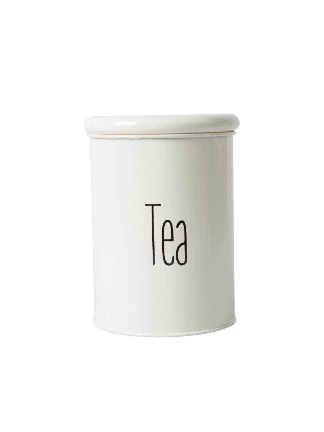 Tea & Sugar Jar (Each 900 Ml) +  Biscuits & Namkeen Jar (Each 1700 Ml) - White, Set Of 4