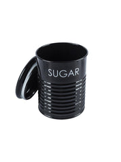 Tea & Sugar Jar - Set Of 2 (Black, Each 900 mL) - MARKET 99