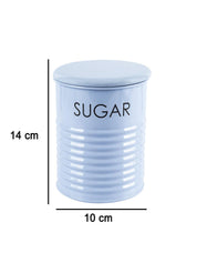 Tea & Sugar Jar - Set Of 2 (Blue, Each 900 mL) - MARKET 99