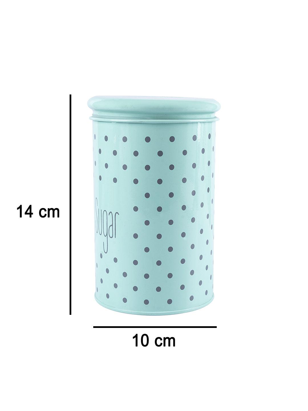 Tea & Sugar Jar - Set Of 2 (Green, Each 900 mL) - MARKET 99