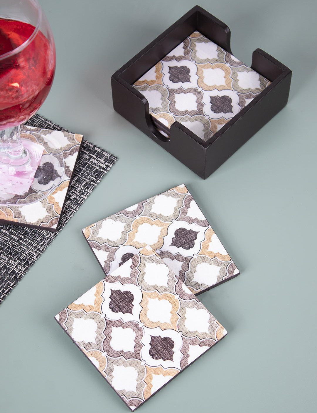 Tea Coaster Pack Of 7 Pcs - MARKET 99