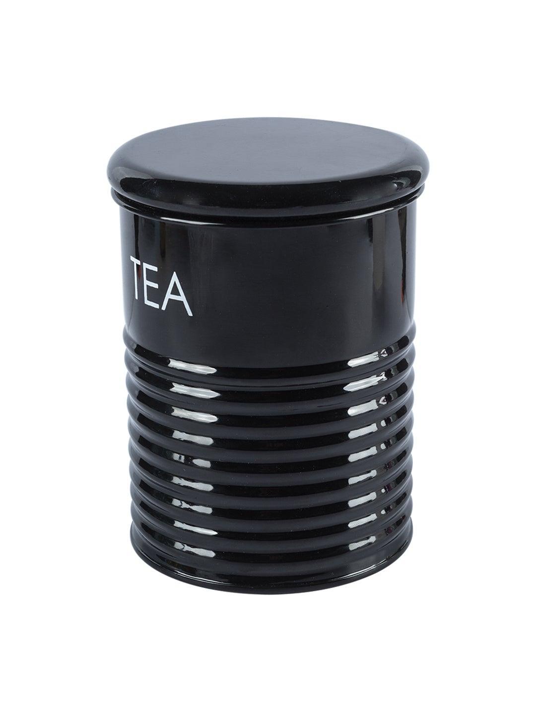 Black Tea Jar with Lid (900mL)