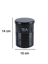 Tea Jar with Lid - (Black, 900mL) - MARKET 99
