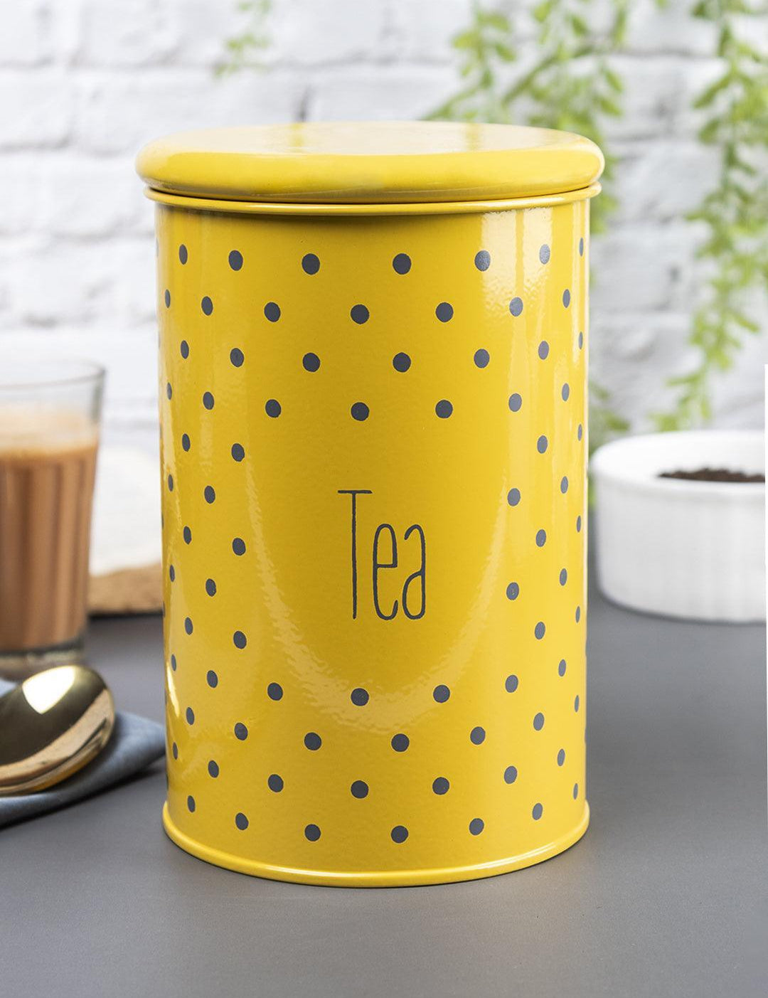 Tea Jar with Lid - (Yellow, 900mL) - MARKET 99