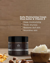 The Man Company - 'Face Cream' Daily Moisturising Vitamin E Cream & Shea Butter 50g - MARKET 99