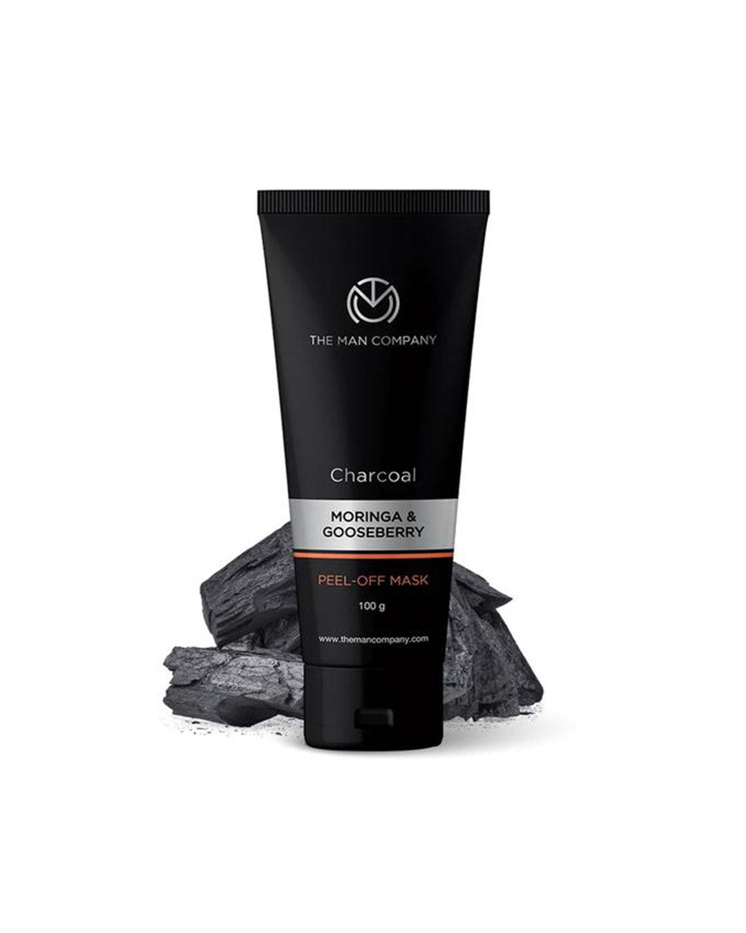 The Man Company - 'Face Mask' Charcoal Peel Off Mask Moringa And gooseberry 100g - MARKET 99