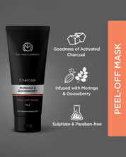 The Man Company - 'Face Mask' Charcoal Peel Off Mask Moringa And gooseberry 100g - MARKET 99