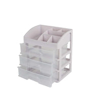 Three Layer Organiser, Off-White, Plastic - MARKET 99