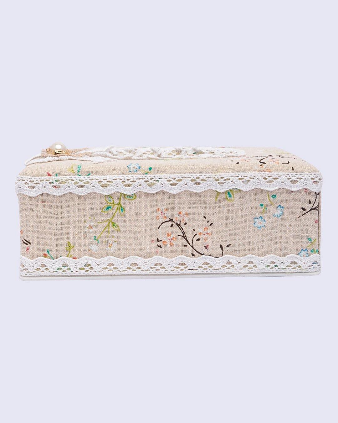 Tissue Box, Modern Design, Camel Colour, Plastic - MARKET 99