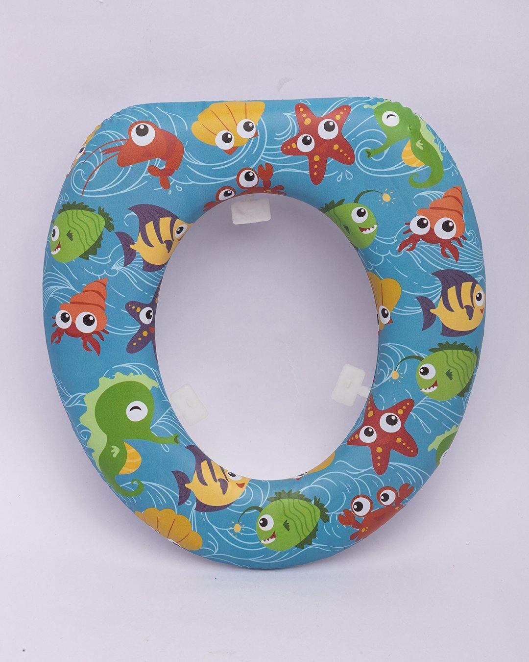 Toilet Seat, Potty Seat, for Kids & Babies, Blue, Plastic - MARKET 99