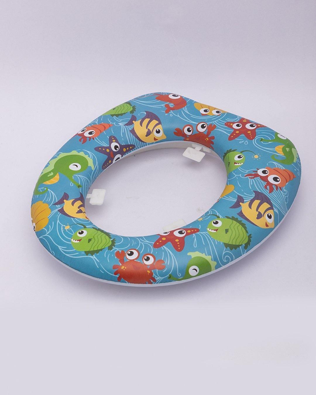 Toilet Seat, Potty Seat, for Kids & Babies, Blue, Plastic - MARKET 99