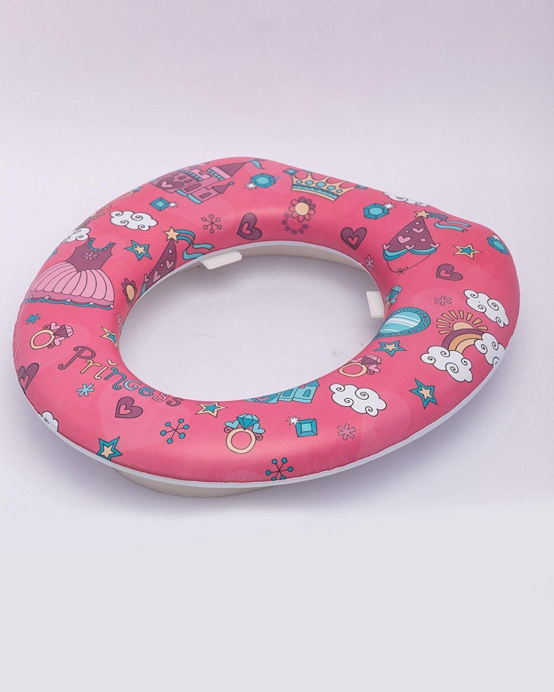 Toilet Seat, Potty Seat, for Kids & Babies, Pink, Plastic - MARKET 99