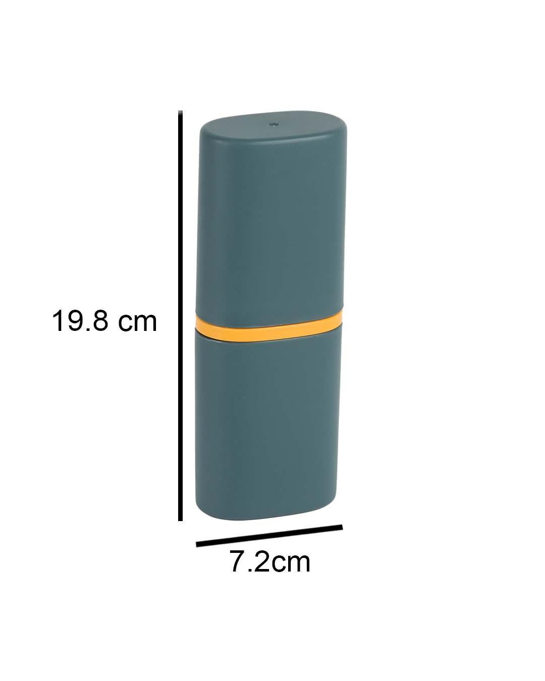 Toothbrush Holder & Protector, Deep Sea Green, Plastic - MARKET 99