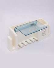 Toothbrush Holder, Blue, Plastic - MARKET 99