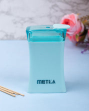 Toothpick Holder, Turquoise, Plastic - MARKET 99