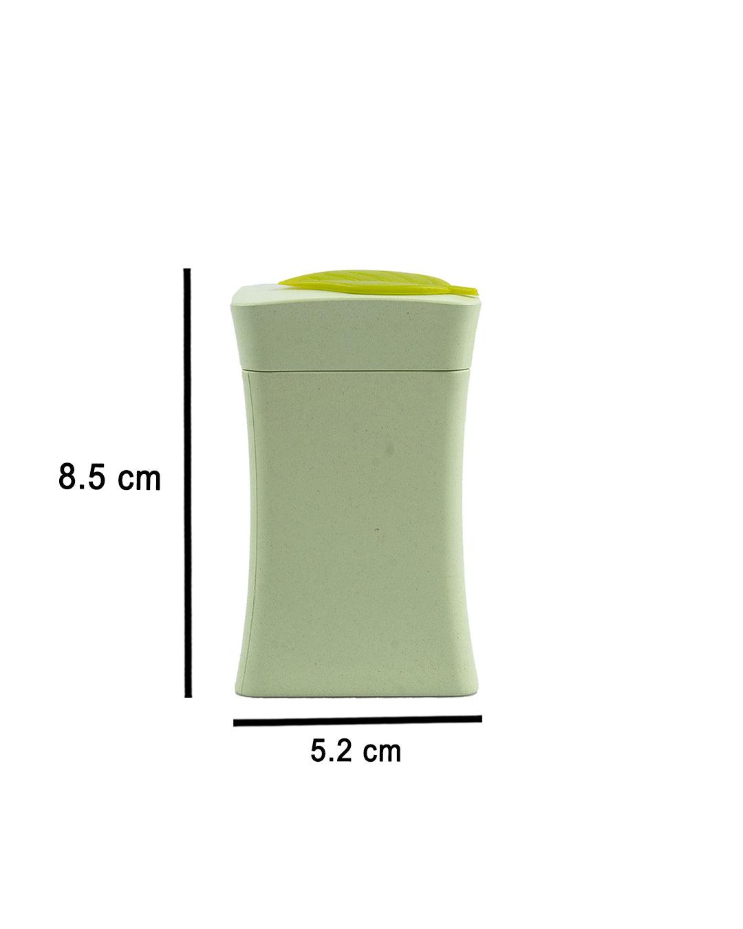 Toothpick Holder with Toothpicks, Green, Plastic - MARKET 99