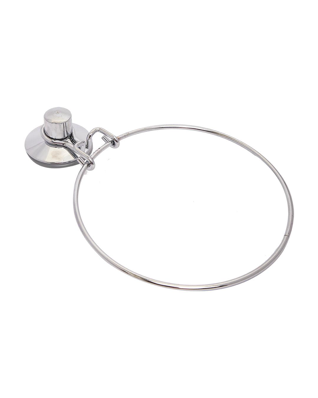 Towel Ring, Silver, Iron - MARKET 99