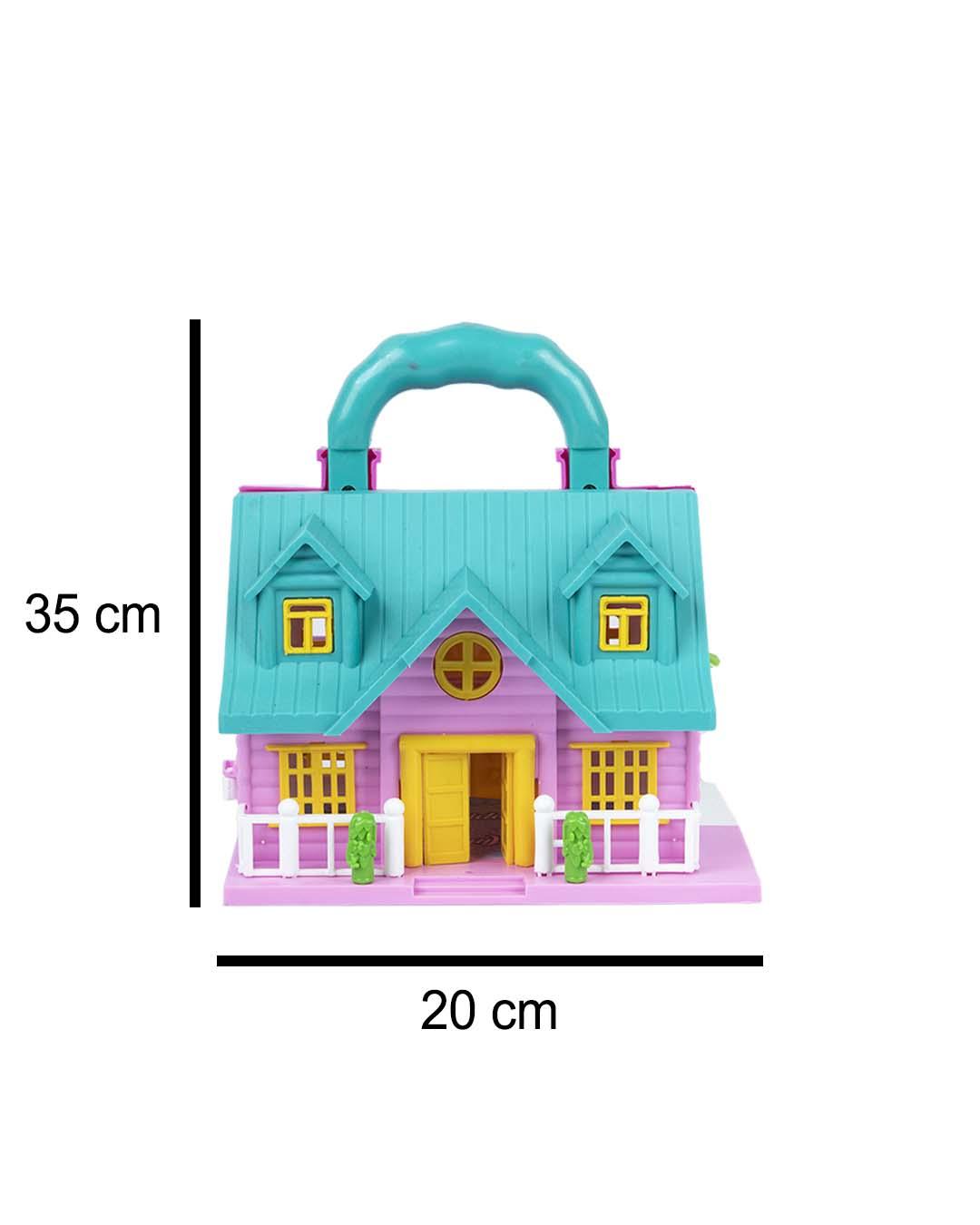 TOYTALES Toys Plastic Big Doll House Play Set - MARKET 99