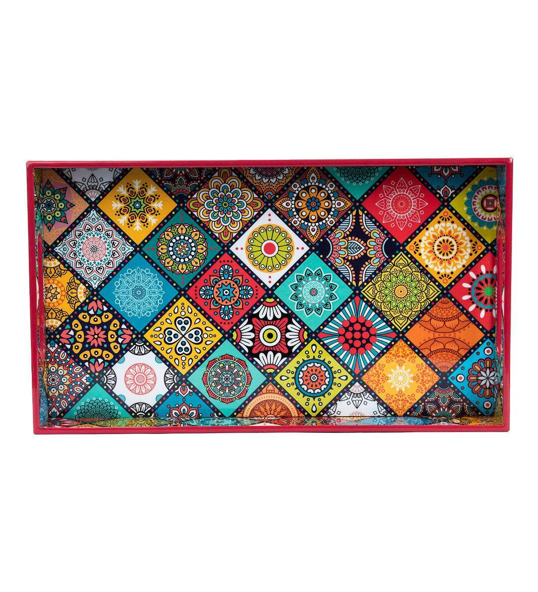 Traditional MDF Multi Style Tray with Handle