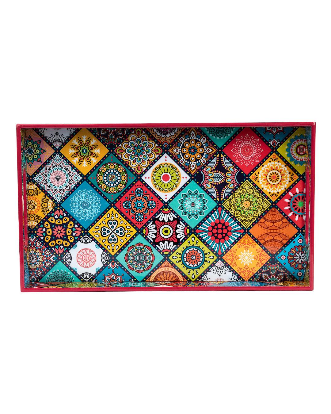 Traditional MDF Multi Style Tray with Handle