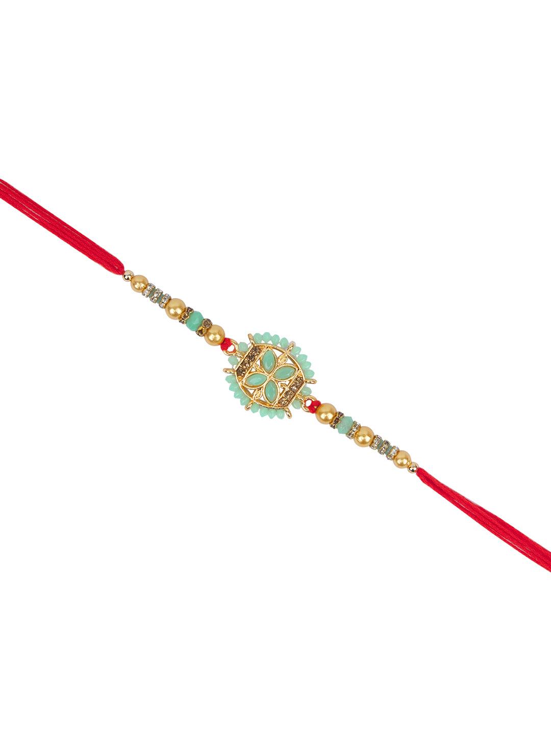 Traditional Rakhi, Protection Bands, Raksha Bhandhan, Multicolour - MARKET 99