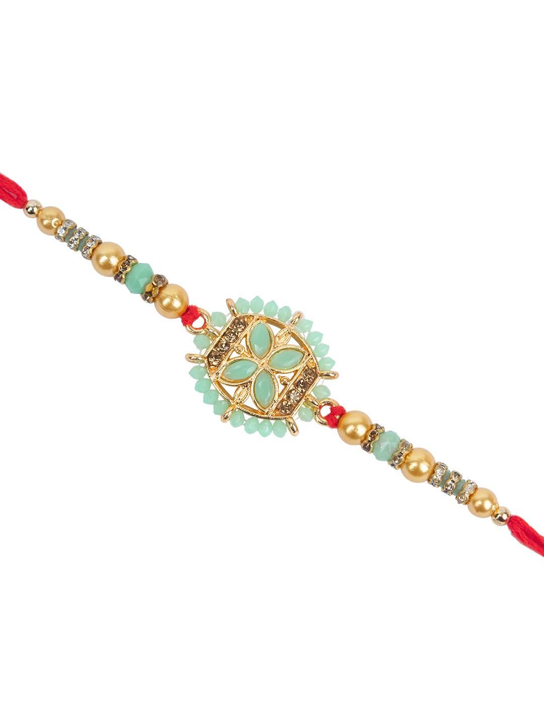 Traditional Rakhi, Protection Bands, Raksha Bhandhan, Multicolour - MARKET 99