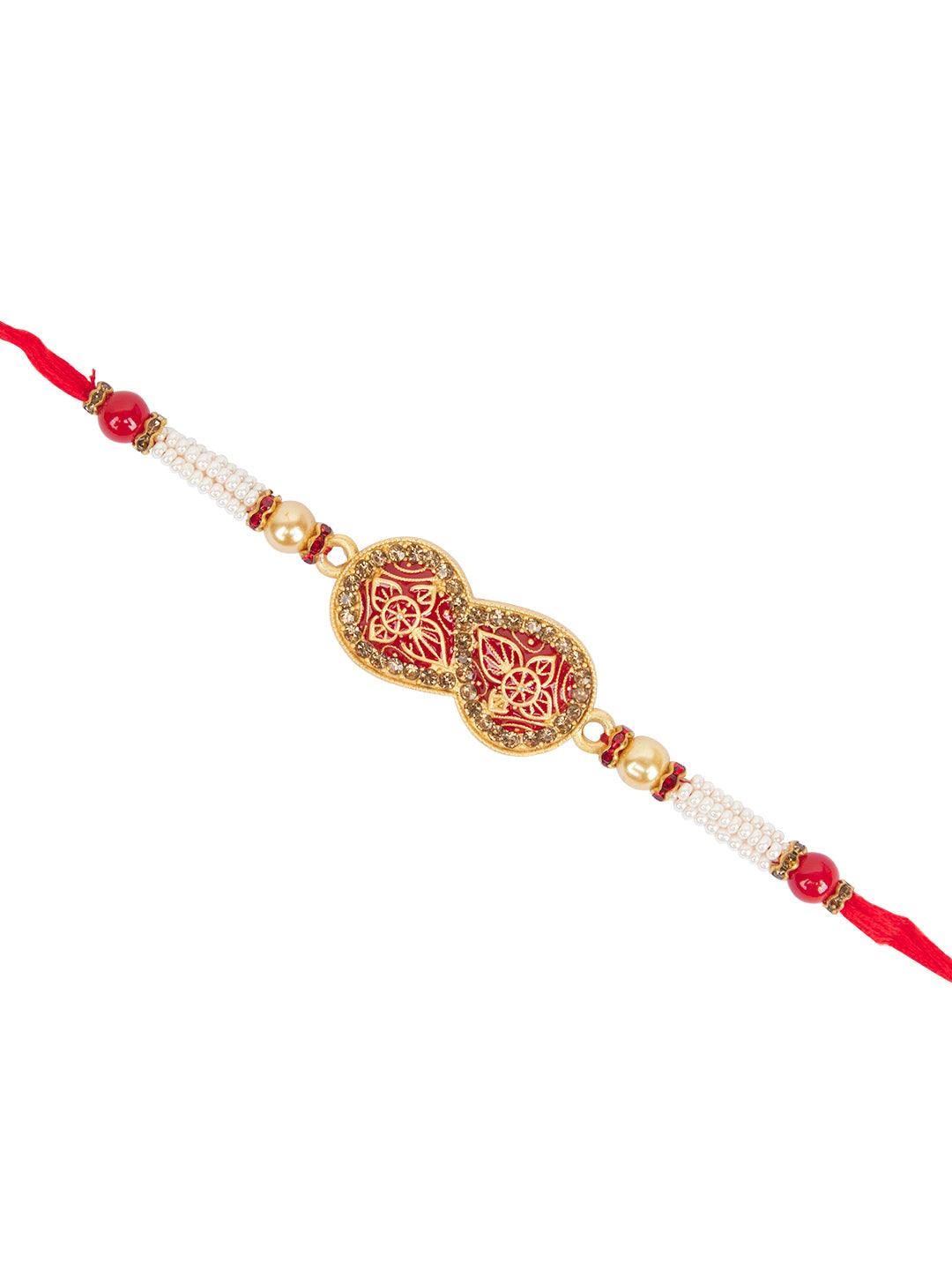Traditional Rakhi, Protection Bands, Raksha Bhandhan, Multicolour - MARKET 99